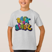 Terug naar School T-shirt hallo | Derdegraads T-sh (Voorkant)