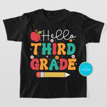 Terug naar School T-shirt hallo | Derdegraads T-sh