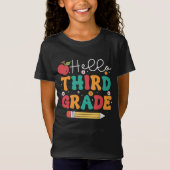Terug naar School T-shirt hallo | Derdegraads T-sh (Voorkant)
