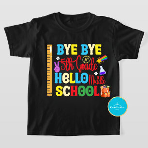 Terug naar School T-shirt hallo   Middelbare schoo