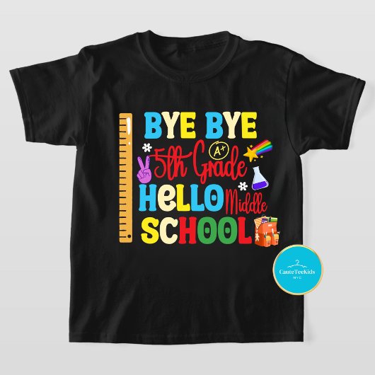 Terug naar School T-shirt hallo | Middelbare schoo