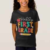Terug naar School T-shirt hallo | T-shirt van eers (Voorkant)