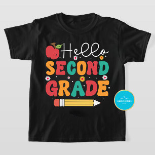 Terug naar School T-shirt hallo T-shirt van twee