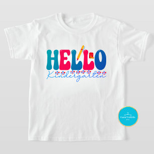 Terug naar School T-shirt hallo T-shirt voor kle