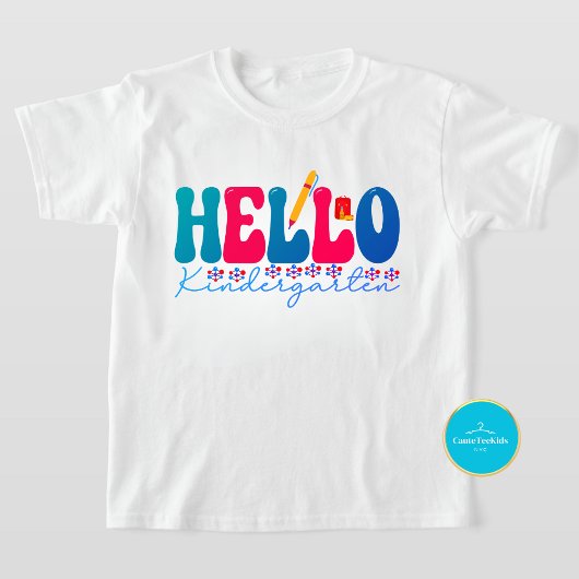 Terug naar School T-shirt hallo | T-shirt voor kle
