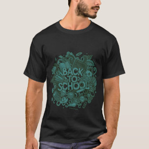 Terug naar school T-shirt kleding ontwerp