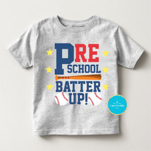 Terug naar School T-shirt Kleuterschool Batter U