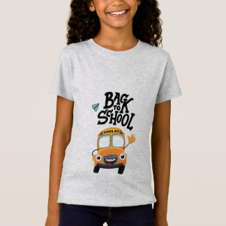 Terug naar school T-shirt met bus
