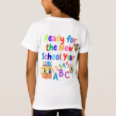 Terug naar school T-shirt voor kinderen humor (Achterkant)