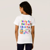 Terug naar school T-shirt voor kinderen humor (Achterkant volledig)