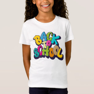 Terug naar school T-shirt voor kinderen humor
