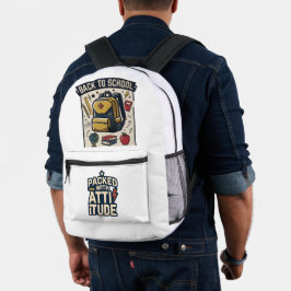 Terug naar school tas met veel attitude Retro rugz