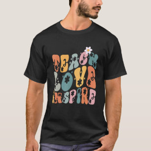 Terug naar school Teach Love Inspire 19 T-shirt