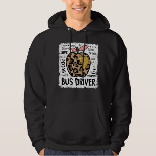 Terug naar school Teach Love Inspire buschauffeur Hoodie