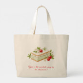 Terug naar School Teacher Gift - Gepersonaliseerd Grote Tote Bag (Achterkant)