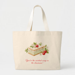 Terug naar School Teacher Gift - Gepersonaliseerd Grote Tote Bag