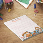 Terug naar School Teacher Gift Gepersonaliseerd Notitieblok