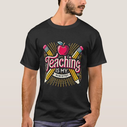 Terug naar School Teacher Gift Ministerie van Onde T-shirt (Voorkant)