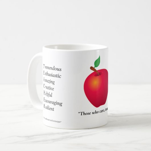 Terug naar School Teacher Mokken (Voorkant links)