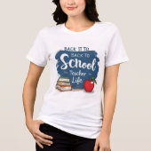 Terug naar School Teacher T-shirt 2025 (Voorkant)