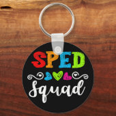 Terug naar school teamcadeau voor Special Ed leraa Sleutelhanger (Voorkant)