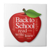 Terug naar School Tegeltje (Voorkant)