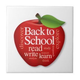 Terug naar School Tegeltje