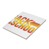 terug naar school tegeltje (Zijkant)