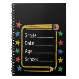 Terug naar school Teken | Eerste schooldag Notitieboek