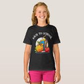 Terug naar school Teken T-shirt (Voorkant volledig)
