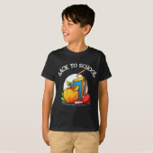 Terug naar school Teken T-shirt (Voorkant volledig)