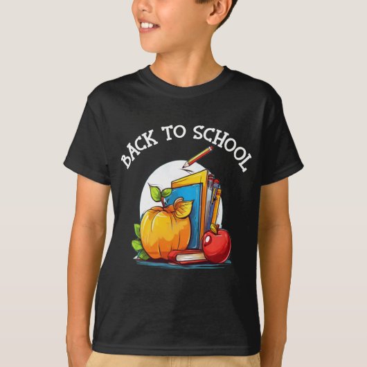 Terug naar school Teken T-shirt (Voorkant)