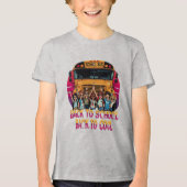 Terug naar school Terug naar cool Kinder T-shirt (Voorkant)