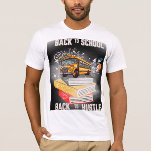 Terug naar school: terug naar de drukte   Motivati T-shirt