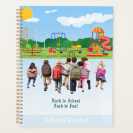 Terug naar school terug naar plezier planner