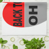 Terug naar school theedoek (Gevouwen)