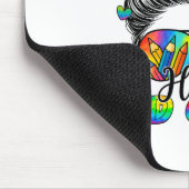 Terug Naar School Tie Dye Hallo 3e Klas Rommelige Muismat (Hoek)