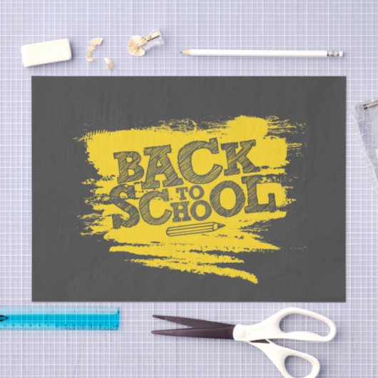 Terug naar School Tissue Paper - Cadeauverpakking Tissuepapier (Craft)