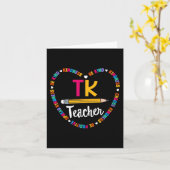 Terug naar School TK Leraar Overgangskleuterschool Kaart (Gele Bloem)