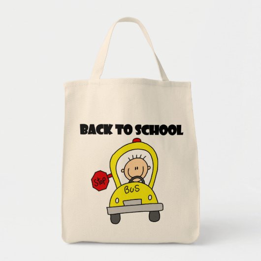 Terug naar school tote bag (Voorkant)