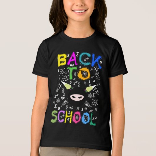 Terug naar School Tri-Blend Shirt (Voorkant)