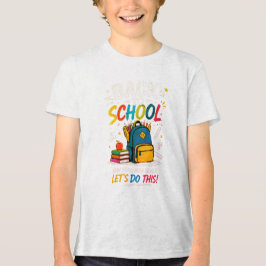 Terug naar school Tri-Blend shirt