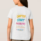 Terug naar school Tri-Blend shirt (Achterkant)