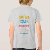 Terug naar school Tri-Blend shirt (Achterkant)