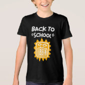Terug naar School Tri-Blend Shirt (Voorkant)