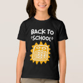 Terug naar School Tri-Blend Shirt (Voorkant)