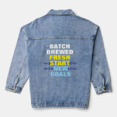 Terug naar school Tri-Blend shirt Denim Jacket (Achterkant)