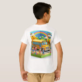 Terug Naar School Trots Jongens T-shirt (Achterkant volledig)