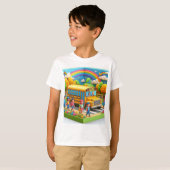 Terug Naar School Trots Jongens T-shirt (Voorkant volledig)