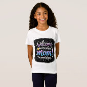 Terug naar school Trots mama T-shirt (Voorkant volledig)